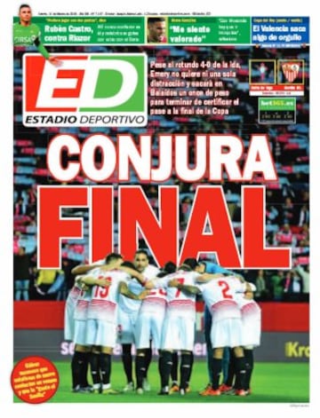 Portadas de la prensa mundial