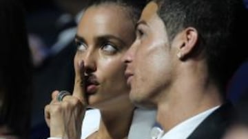 Irina y Cristiano, en una imagen de archivo.