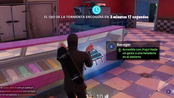 Fortnite Battle Royale: cómo conseguir el Fortbyte #06, accesible con ¡Yuju! Hazle un gesto a una heladería en el desierto