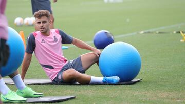 &Oacute;scar Melendo, jugador del Espanyol.