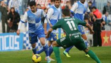 El Sabadell se pegó con el muro defensivo de la Ponferradina