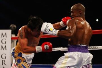 Combate entre Manny Pacquiao y Timothy Bradley Jr. en las Vegas por el título de peso welter de la Organización Mundial de Boxeo. 