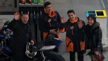 Marc M&aacute;rquez y Dani Pedrosa en una nueva y divertida c&aacute;mara oculta en la que se hicieron pasar por dos empleados de una gasolinera Repsol