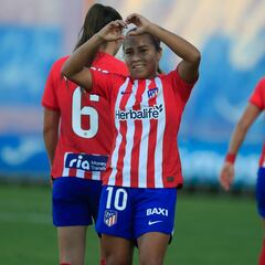 Leicy Santos sella la goleada del Atlético de Madrid en el derbi