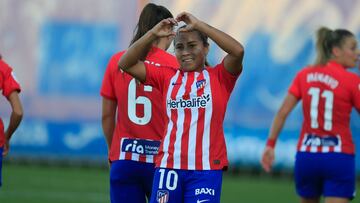 Leicy Santos sella la goleada del Atlético de Madrid en el derbi