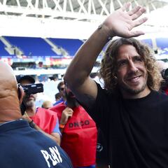 Puyol, a Luis Enrique: "Toda la suerte del mundo, te quiero"