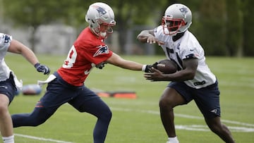 El running back Sony Michel fue sometido a una cirugía menor en la rodilla. New England no contará con él novato por al menos 10 días.