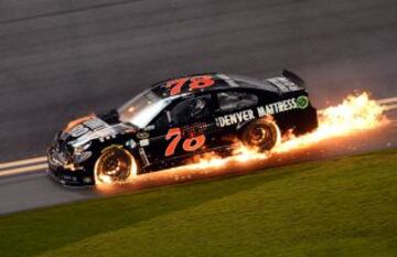 NASCAR Sprint Cup Series Daytona 500. El piloto Martin Truex Jr.