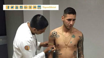 El jugador de origen argentino se presentó este sábado con el conjunto felino para encarar el Apertura 2016.