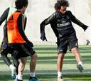 Marcelo ya hace parte del entrenamiento con el grupo