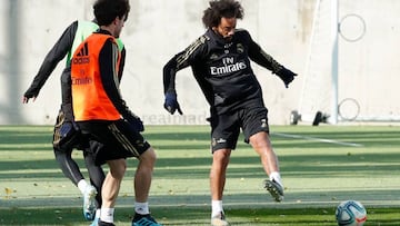 Marcelo ya hace parte del entrenamiento con el grupo