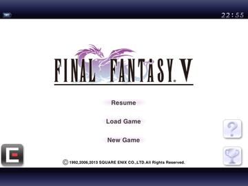 Captura de pantalla - Final Fantasy V (IPH)