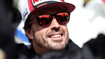 Fernando Alonso en Le Mans.