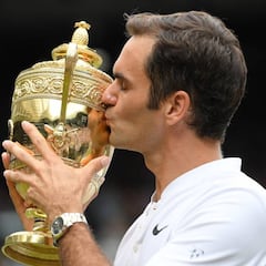 Federer gana en Wimbledon su 19º grande ante un Cilic tocado