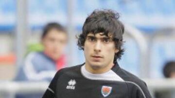 Víctor Andrés, en un entreno.