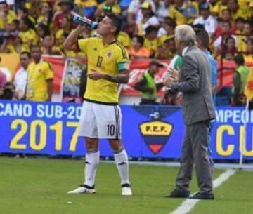 Colombia enfrentó al dos veces campeón de América en Barranquilla.