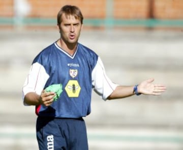 El Rayo Vallecano fue su primer equipo como entrenador. Estuvo la temporada 2003-2004.