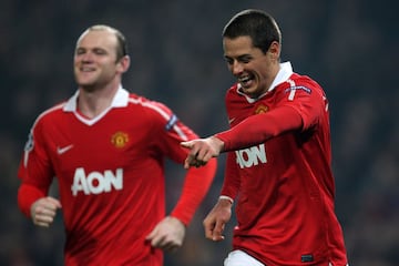 El icono inglés encontró en Chicharito un gran socio en el ataque del Manchester United. Coincidieron durante cuatro temporadas de la Premier League.
