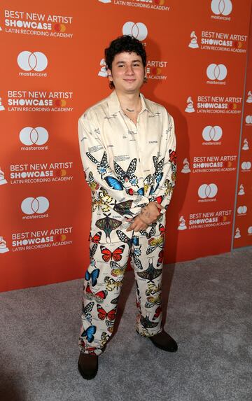 Mareh durante la alfombra roja de los 'Best New Artist Showcase' de los Latin Grammy.