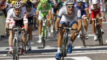 El alem&aacute;n Marcel Kittel se impuso a su compatriota Andrei Greipel.