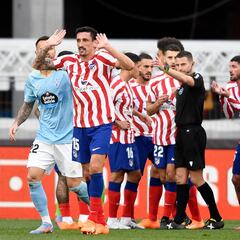 Alerta en el Atlético con las tarjetas rojas... y con las amarillas