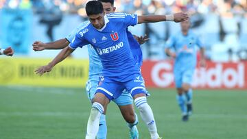 Futbol, O’Higgins vs Universidad de Chile
Fecha 5, campeonato Nacional 2023.
El jugador de Universidad de Chile Dario Osorio es fotografiado durante el partido de primera division contra O’Higgins disputado en el estadio El Teniente en Rancagua, Chile.
19/02/2023
Jorge Loyola/Photosport

Football, O’Higgins vs Universidad de Chile
5nd turn, 2023 National Championship.
Universidad de Chile’s player Dario Osorio is pictured during the first division match against O’Higgins at the El Teniente stadium in Rancagua, Chile.
19/02/2023
Jorge Loyola/Photosport