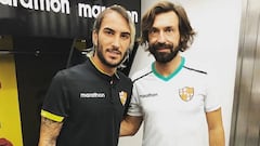 Seba Pérez, orgulloso de compartir con Andrea Pirlo