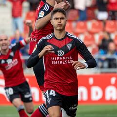 Pinchi vuelve a ver portería con el Mirandés