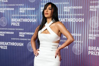 Kim Kardashian, modelo, empresaria y personaje público estadounidense.