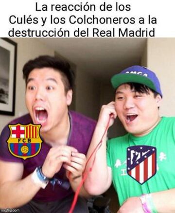 Los mejores memes de la goleada del Atleti al Madrid