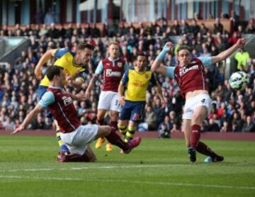 Arsenal se impuso sobre el Burnley por la cuenta mínima. 