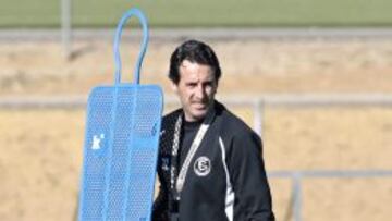 El entrenador del Sevilla, Unai Emery.
