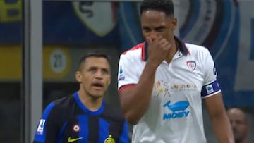 Alexis Sánchez se enojó con Yerry Mina: el colombiano lo empujó y esto ocurrió después