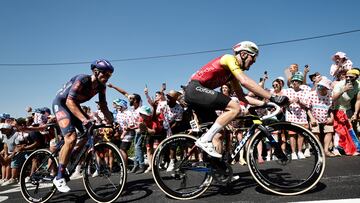 Alex Araburu durante esta 11ª etapa del Tour de Francia.