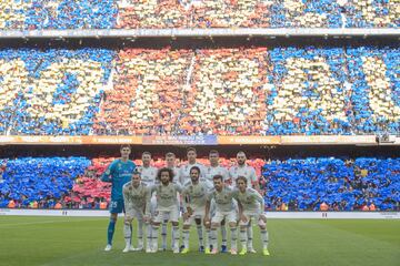 Once inicial del Real Madrid 