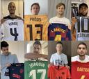 La bonita iniciativa de los futbolistas de LaLiga con la camiseta con la que debutaron