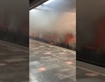 No salen de una y ya están en otra: Se incendia tren del Metro en la estación Politécnico de la Línea 5