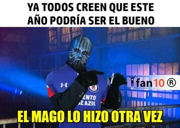 Los memes celebran al Cruz Azul y se ríen del América