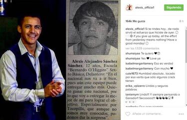 "Lucha por tus sueños": los recuerdos de la niñez de Alexis