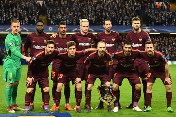 Equipo del Barcelona.