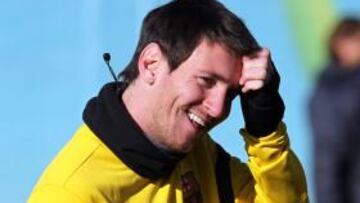 Messi vuelve a entrenarse tras sus días de descanso