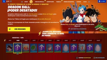 Fortnite: guía de Misiones de Dragon Ball y recompensas