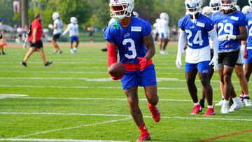 The Buffalo Bills began training camp on Wednesday and Hamlin was given a warm welcome back after suffering cardiac arrest on the field last season.