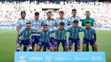 El once del Málaga ante el Eibar.