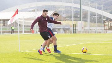 Unai L&oacute;pez, en Lezama.