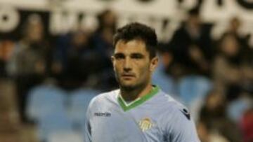 Adán, durante el partido.