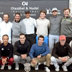 El equipo Nadal gana el torneo solidario Olazábal&Nadal