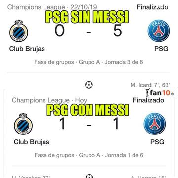 Los memes más divertidos de la primera jornada de Champions