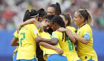 Jugadoras de Brasil.