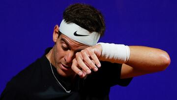 Del Potro se despide como quería: peleando en una cancha de tenis en el Argentina Open